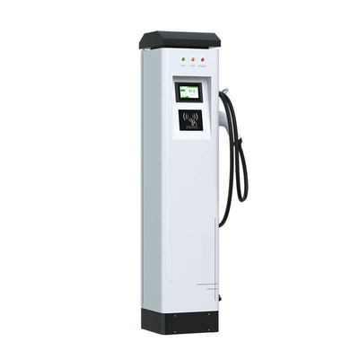 Typ 1 / Typ 2 Schnittstellenstandard 22 kW Ev-Ladegerät mit Bodenstand und Pos-Zahlung