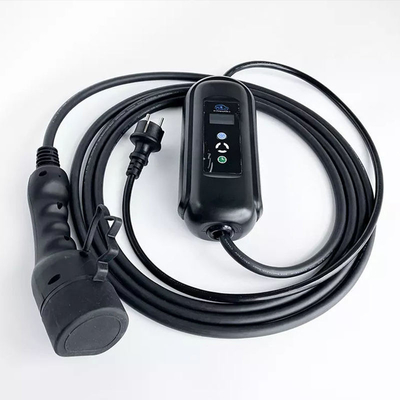 11kW 380V-400V Wechselstrom-Elektroauto-Ladegerät mit einstellbarem 16A-Ausgang und LCD-Bildschirm