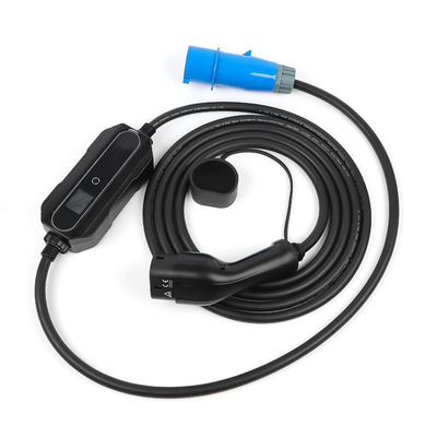 GBT Optional 32A Einzelphase 7W 10-32 Ampere Verstellbarer Strom Typ 2 Portable Ev-Ladegerät mit Ce
