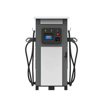 Gleichstrom-Ausgangsstrom-Schnellladegerät für Elektrofahrzeuge mit CCS-Schnittstellenstandard und Werbeanzeige