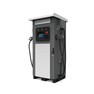 Gleichstrom-Ausgangsstrom-Schnellladegerät für Elektrofahrzeuge mit CCS-Schnittstellenstandard und Werbeanzeige